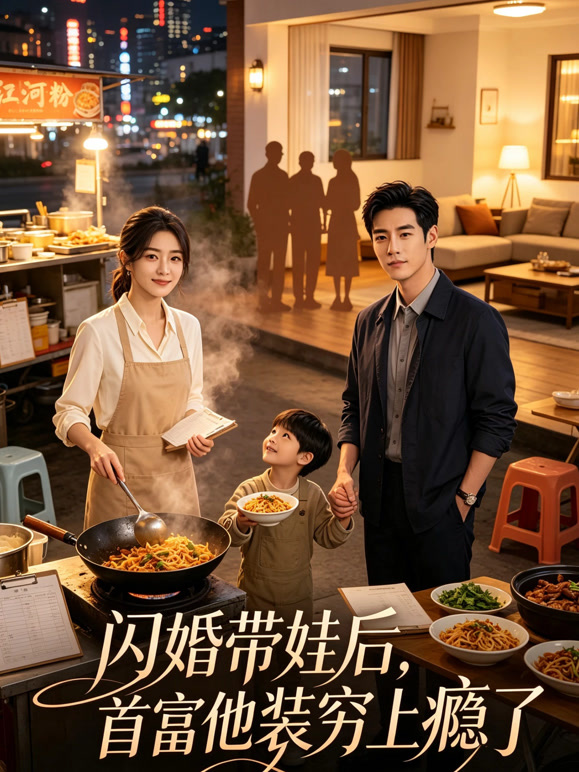 闪婚带娃后，首富他装穷上瘾了