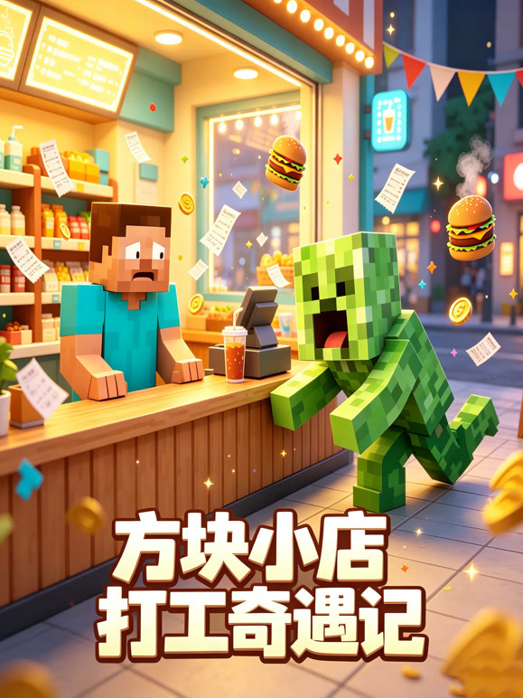 方块小店打工奇遇记
